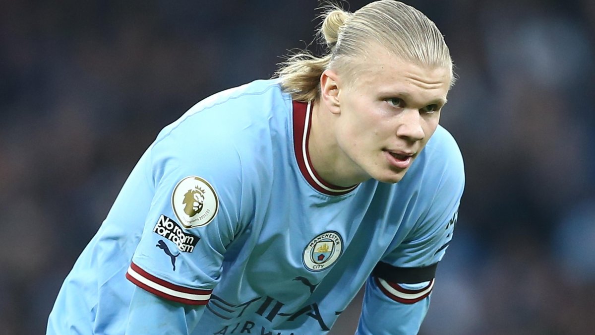 El delantero noruego es la máxima figura en el ataque del Manchester City.