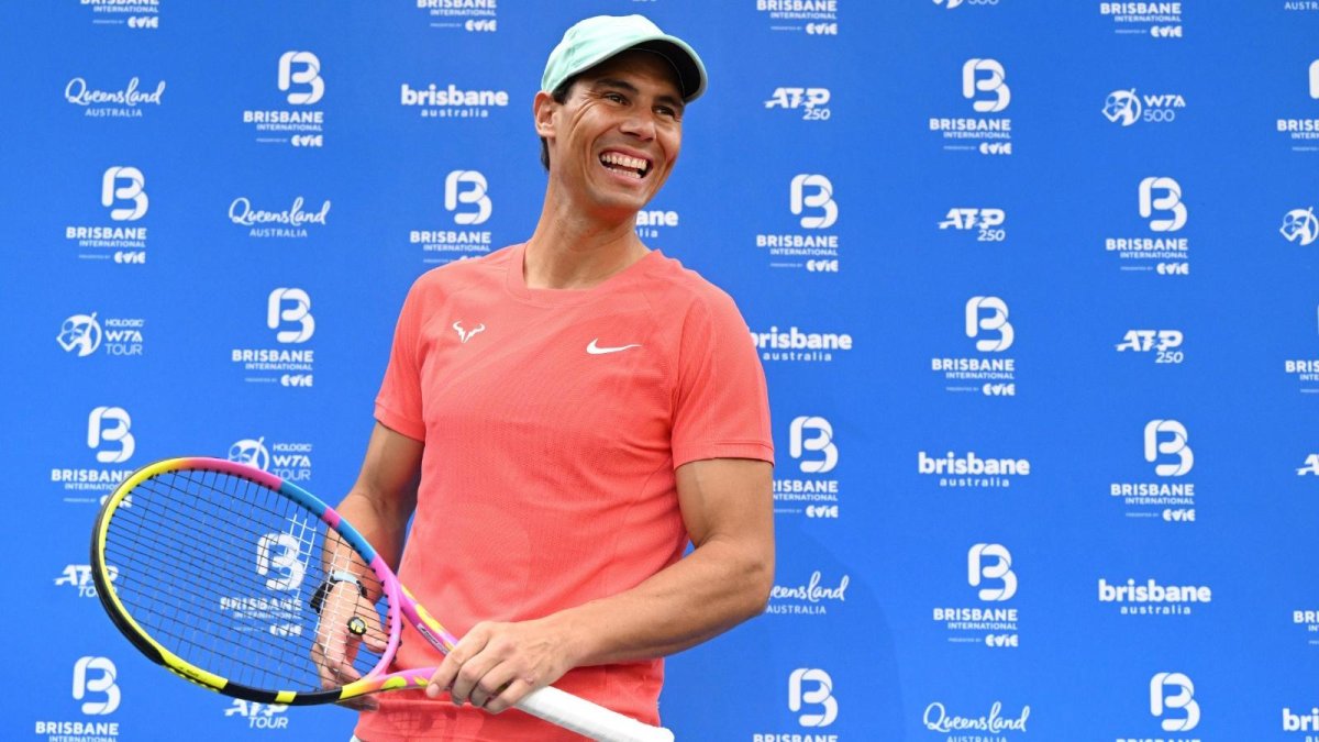 Nadal regresó once meses después a las pistas, tras superar una lesión en el psoas de la pierna izquierda