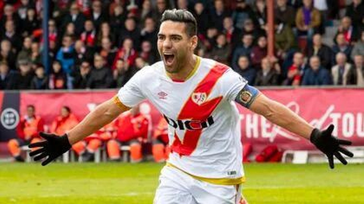 Radamel Falcao anda en buena racha con Rayo Vallecano en Copa del Rey
