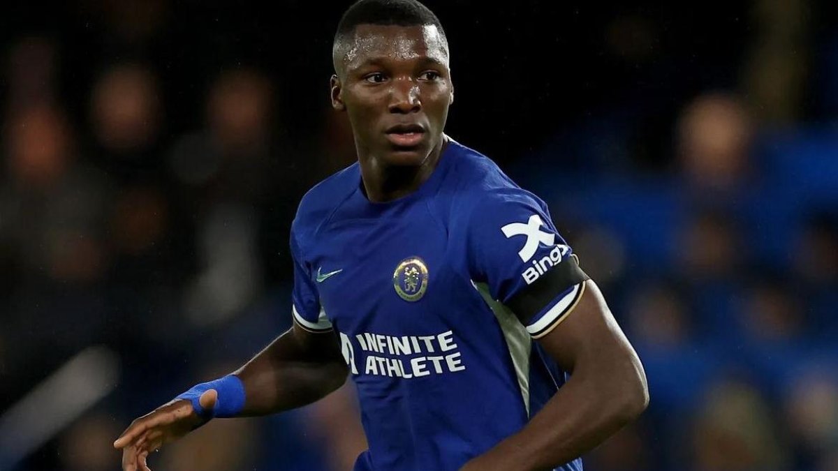 El ecuatoriano Moisés Caicedo, mediocampista del Chelsea.