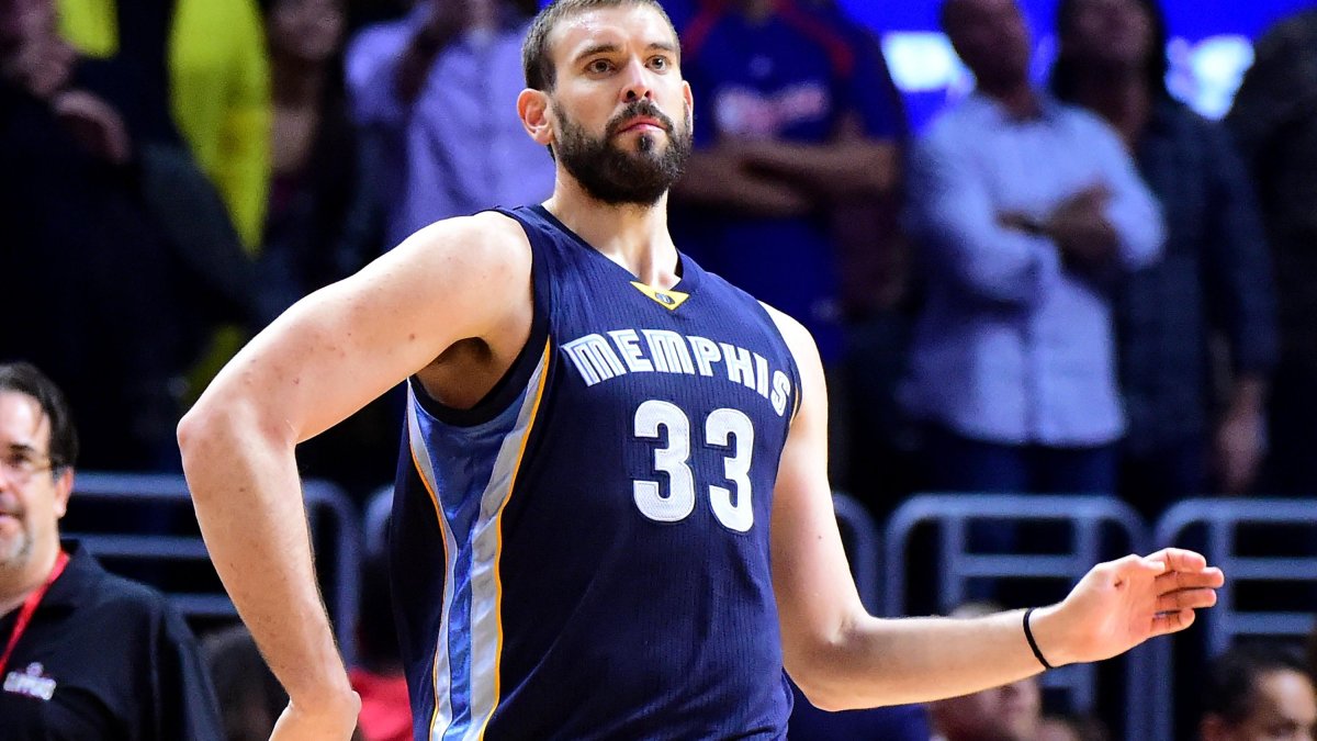Los Grizzlies fueron el primer equipo de la NBA en el que jugó Gasol en 2008 tras haber sido seleccionado por Los Angeles Lakers en la segunda ronda del 