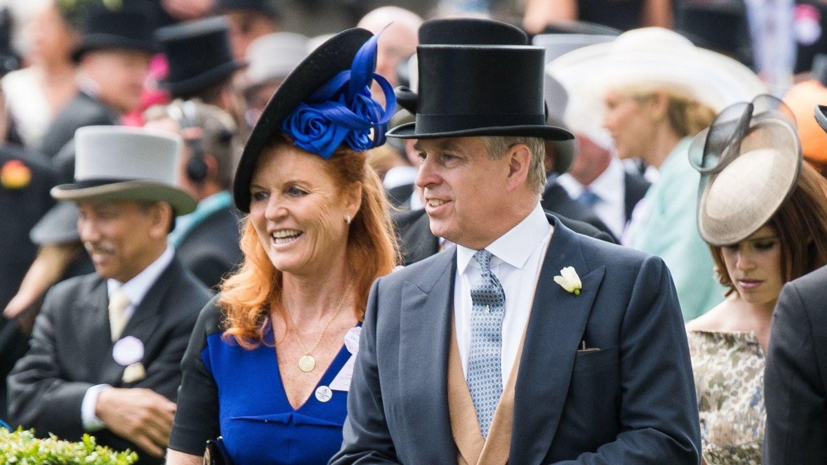 Sarah Ferguson y Andrés.