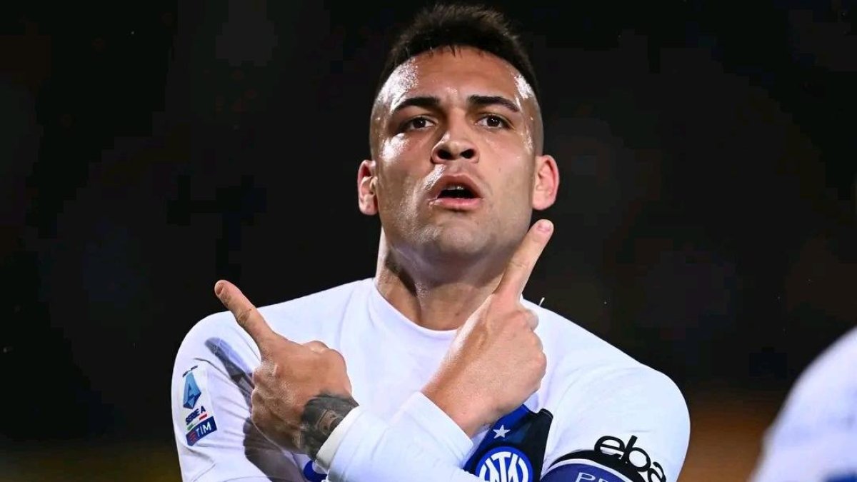 El delantero argentino Lautaro Martínez llegó a más de 100 goles en Italia