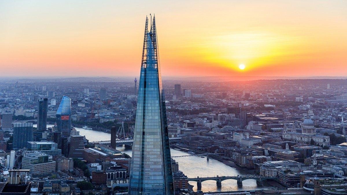 Desde el edificio Shard se puede tener una vista panorámica de Londres