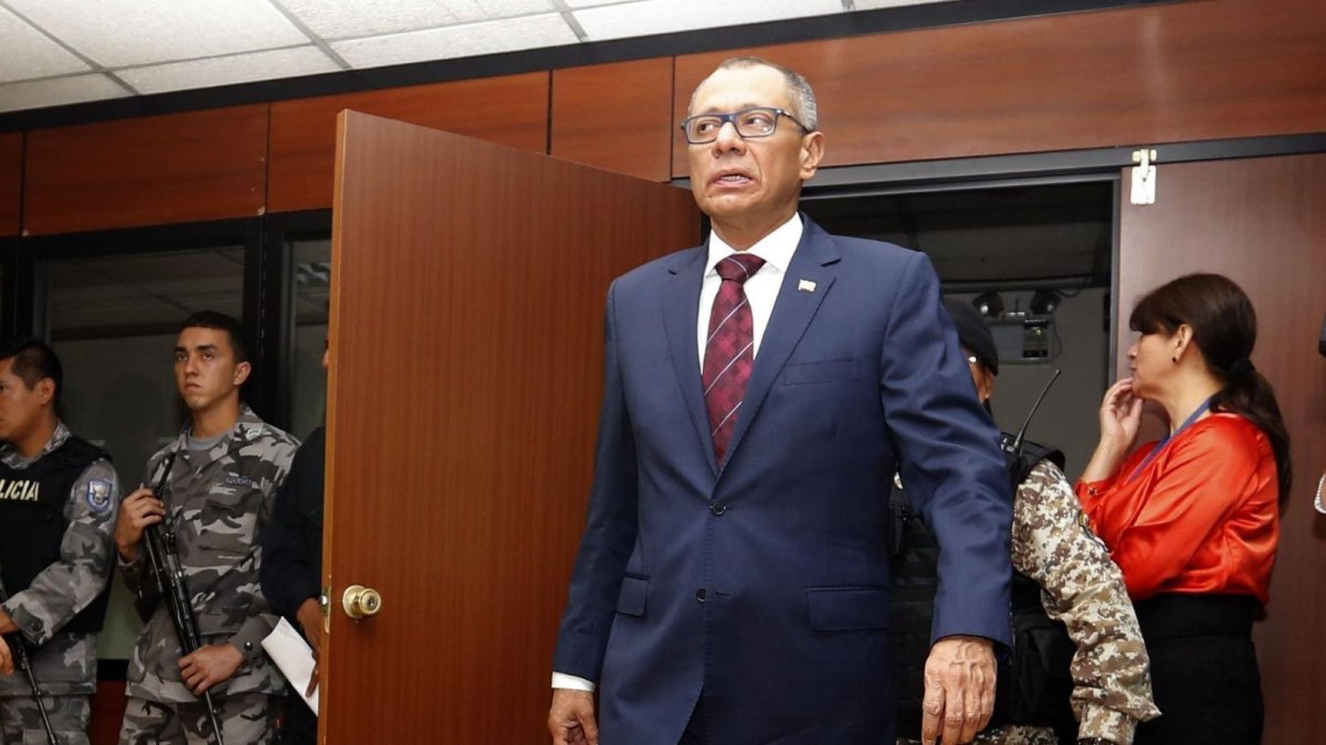 Jorge Glas permanece en la Embajada de México desde diciembre de 2023.