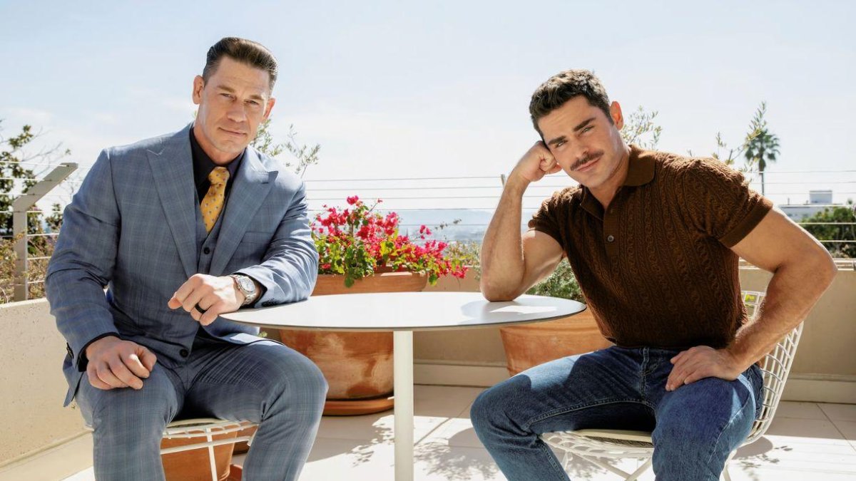 John Cena y Zac Efron.