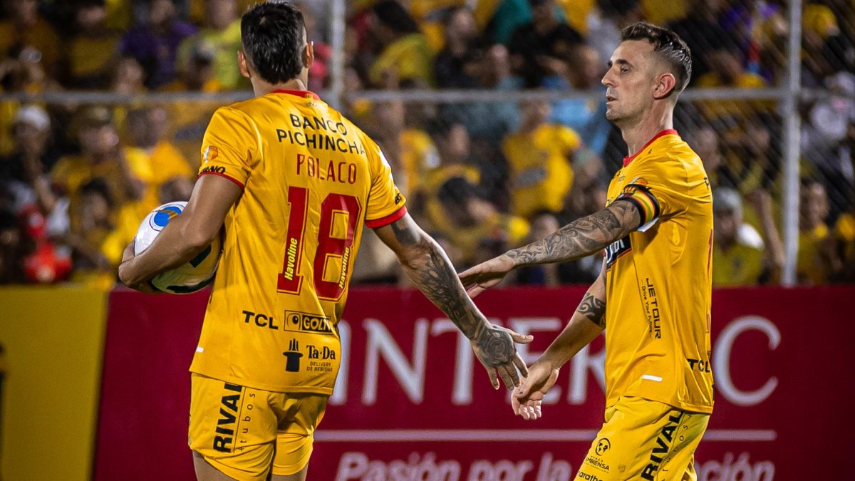 Los delanteros Francisco Fydriszewski y Damián Díaz fueron los goleadores de Barcelona en la Libertadores 2023.