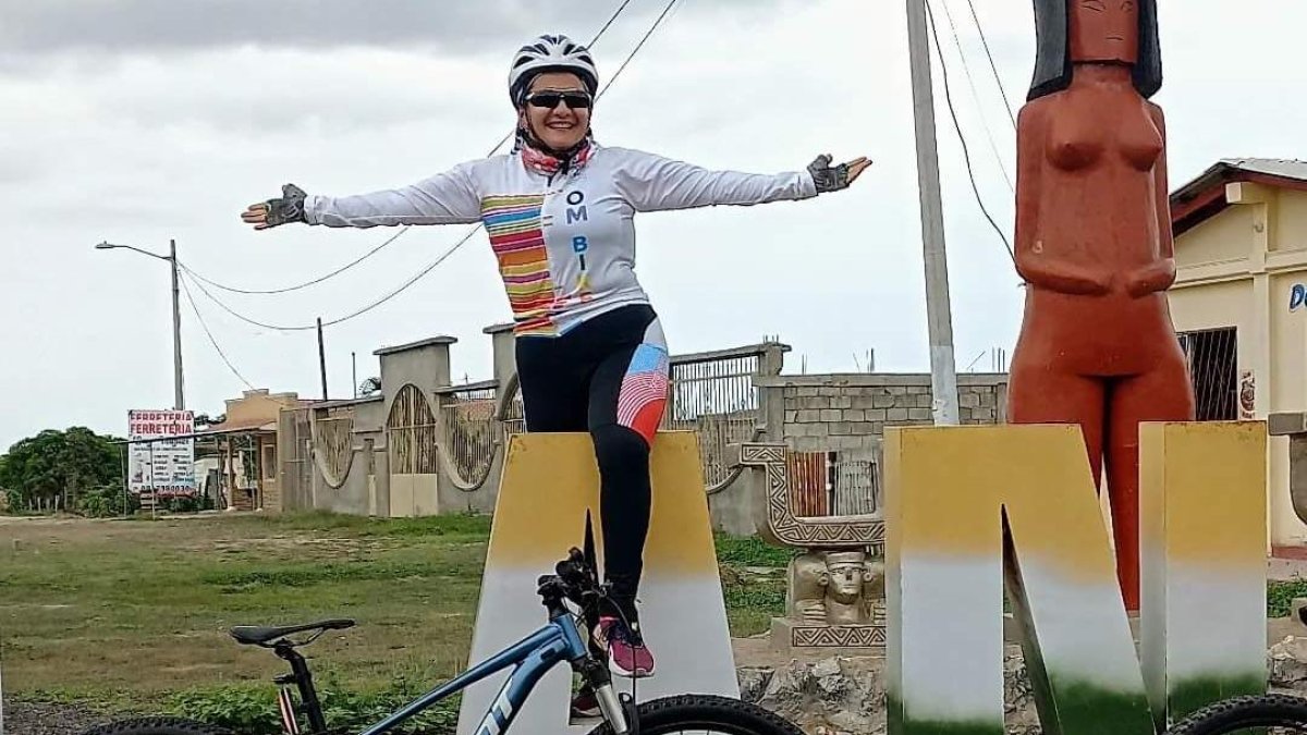 Jacqueline Bermeo se emociona al final de cada ruta