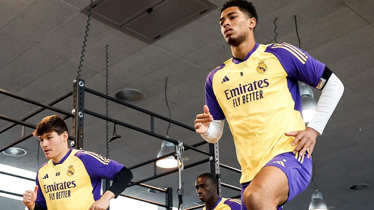 Real Madrid realizó trabajos de gimnasio y circuitos en canchas de la Ciudad Deportiva