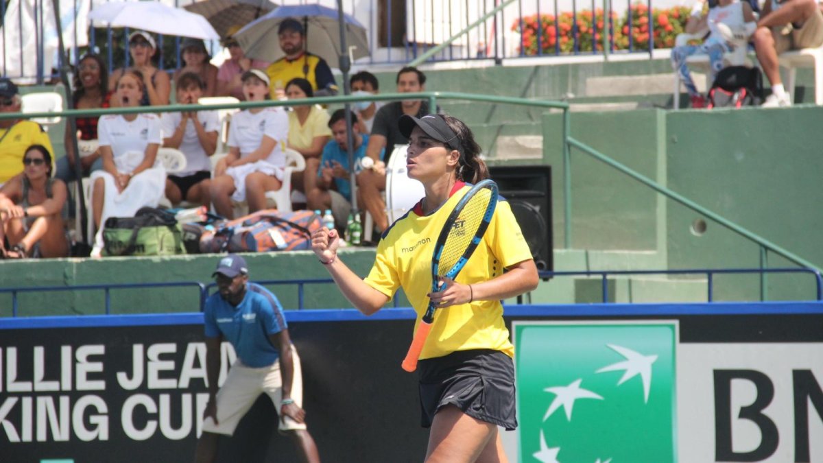 Doménica González, de 28 años, jugó su último torneo hace dos. Ahora irá como capitana de la selección.