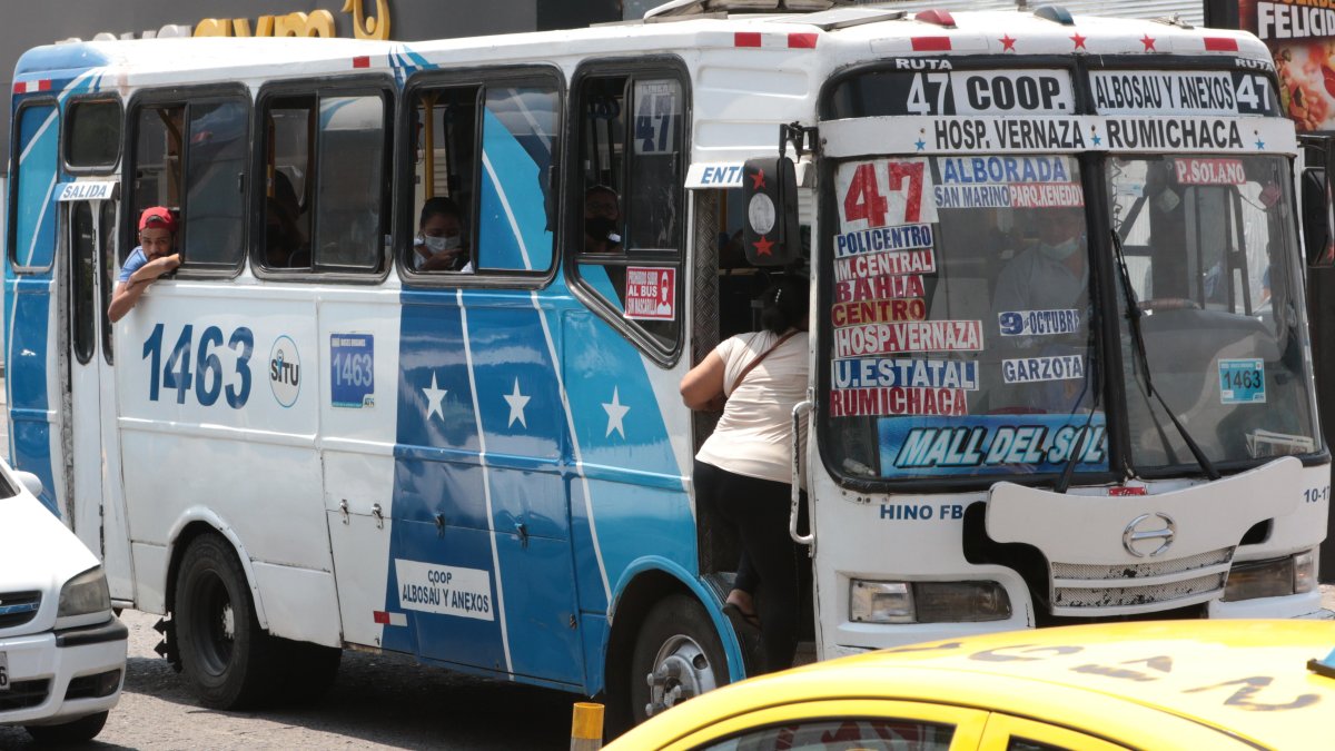 Que el valor del pasaje de bus sea de 45 centavos, propone la entidad rectora del tránsito en Guayaquil.