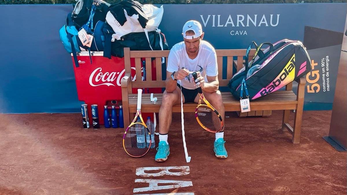 El exnúmero uno del mundo empezó a moverse en la sede del torneo español.
