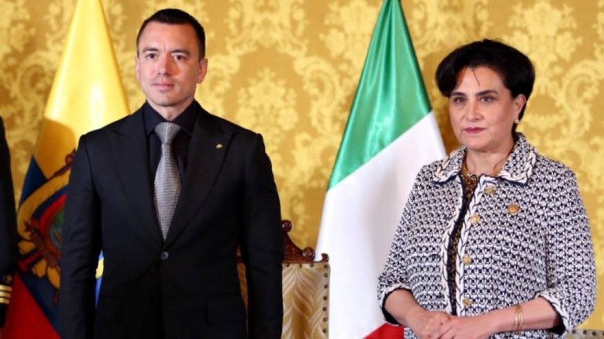 El presidente Noboa y la canciller Sommerfeld han recibido respaldo y rechazo los últimos días tras la crisis diplomática con México.