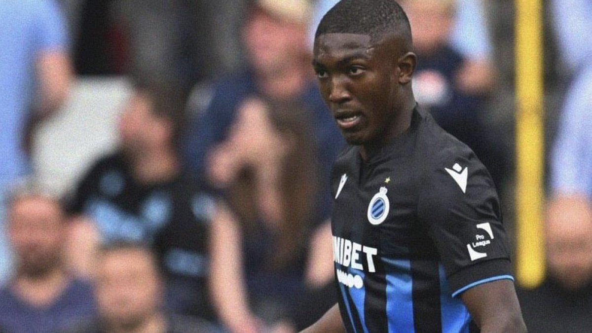 El defensor tricolor jugó todo el partido en la goleada del Brujas