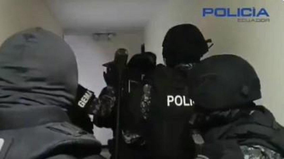 El operativo se realizó en Quito, Guayaquil, Carchi y Loja.