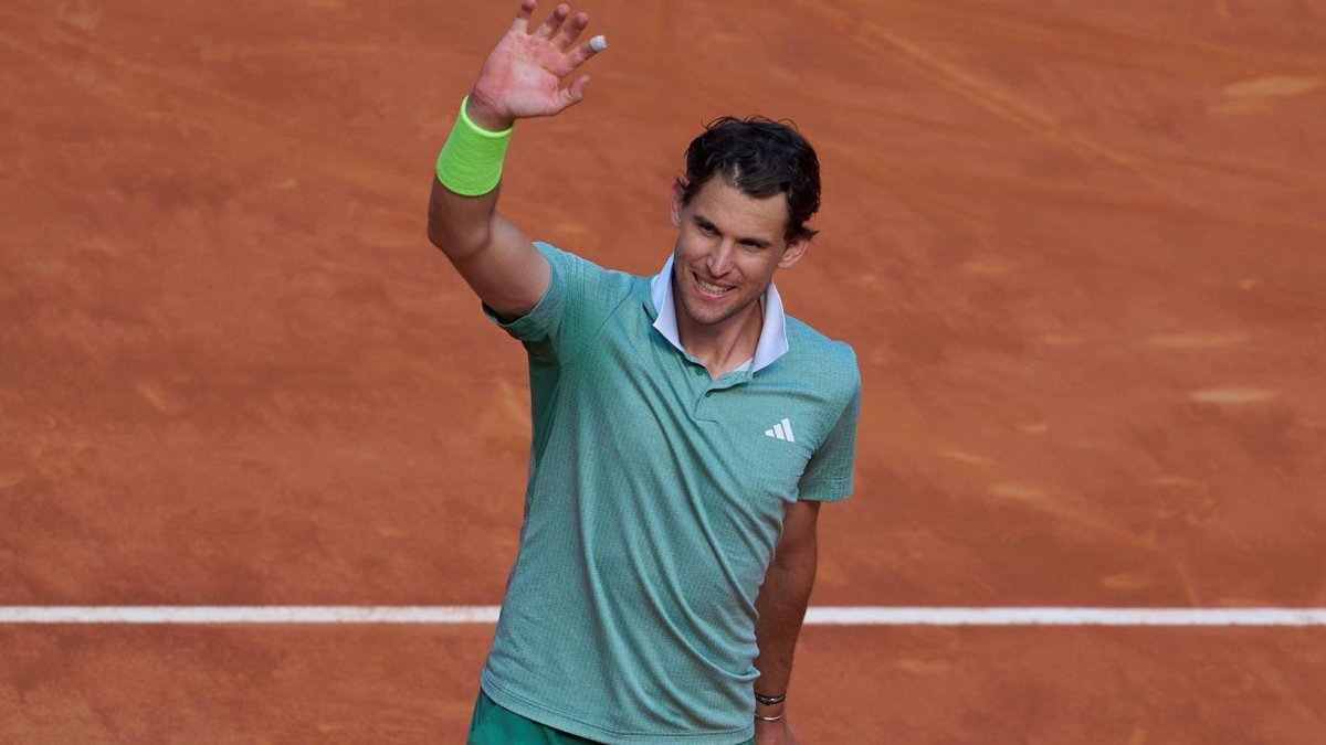 Dominic Thiem, tenista austríaco.