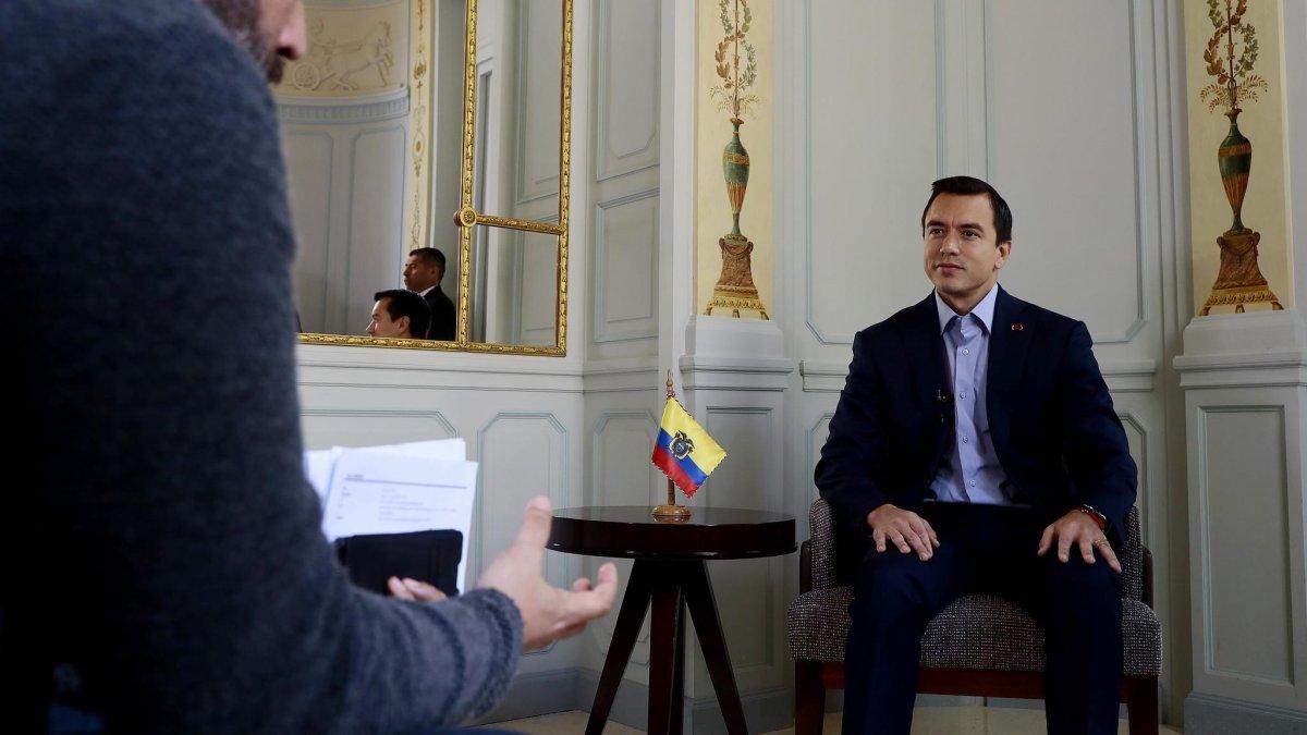 El presidente Daniel Noboa se encuentra de gira oficial por Europa.