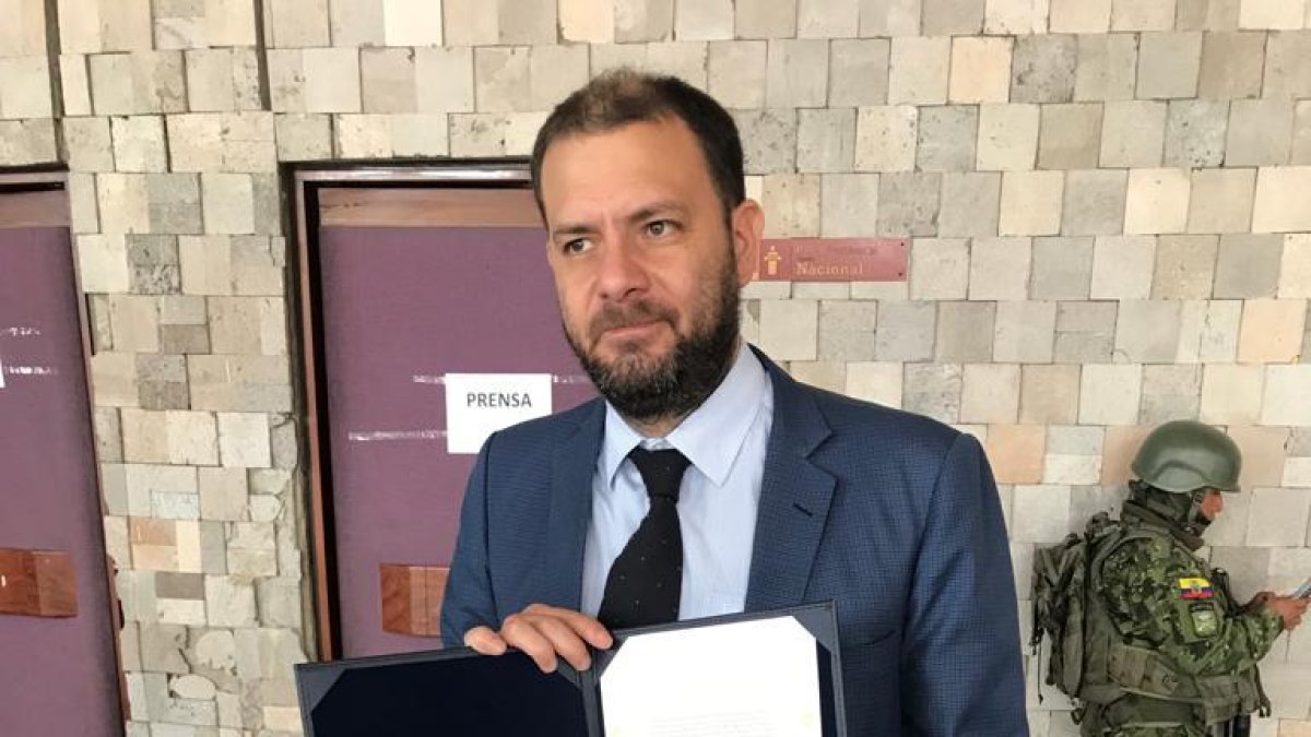 Juan Esteban Guarderas, consejero del Consejo de Participación Ciudadana y Control Social (CPCCS).