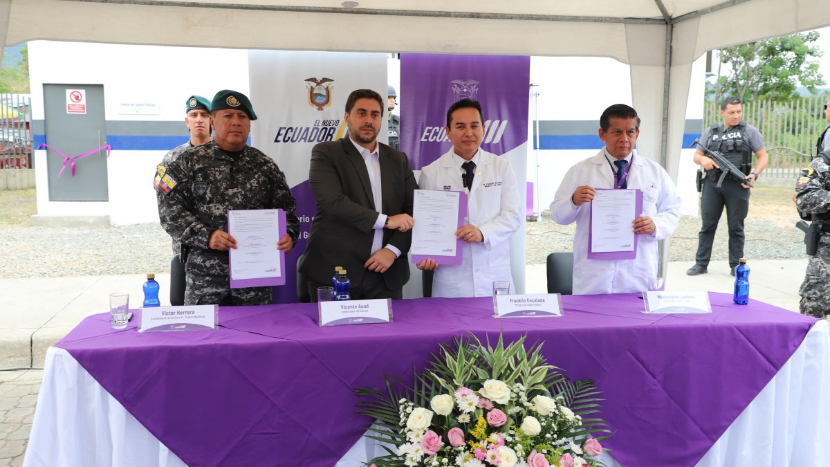 El MInisterio de Salud y del Interior firmaron un acuerdo para instalar un punto de vigilancia cerca del Hospital Monte Sinaí