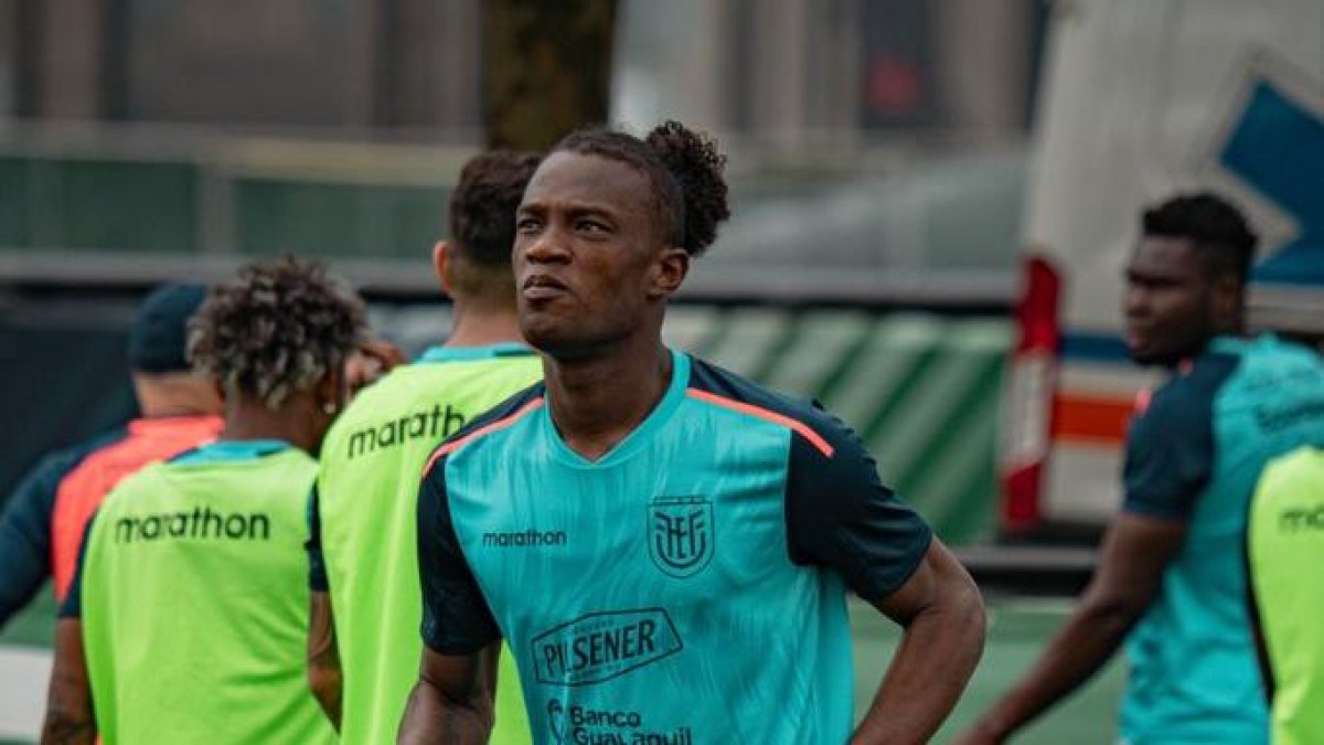 Andrés Micolta jugador de Ecuador una de las nuevas caras de la Tri.