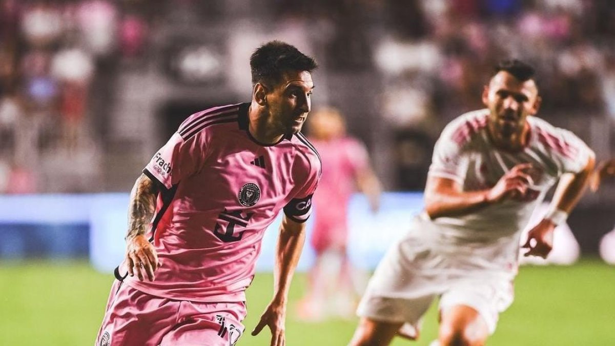 Messi juega en el Inter Miami.