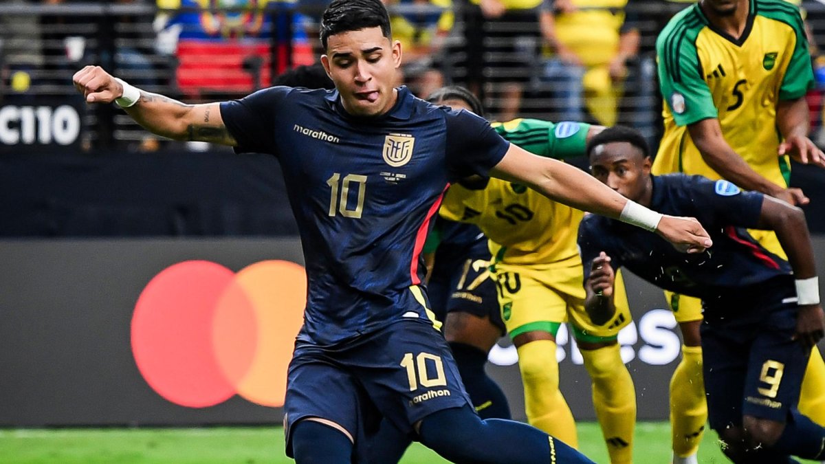 Él jugador de Independiente del Valle anotó de penalti el 2-0 transitorio sobre Jamaica.