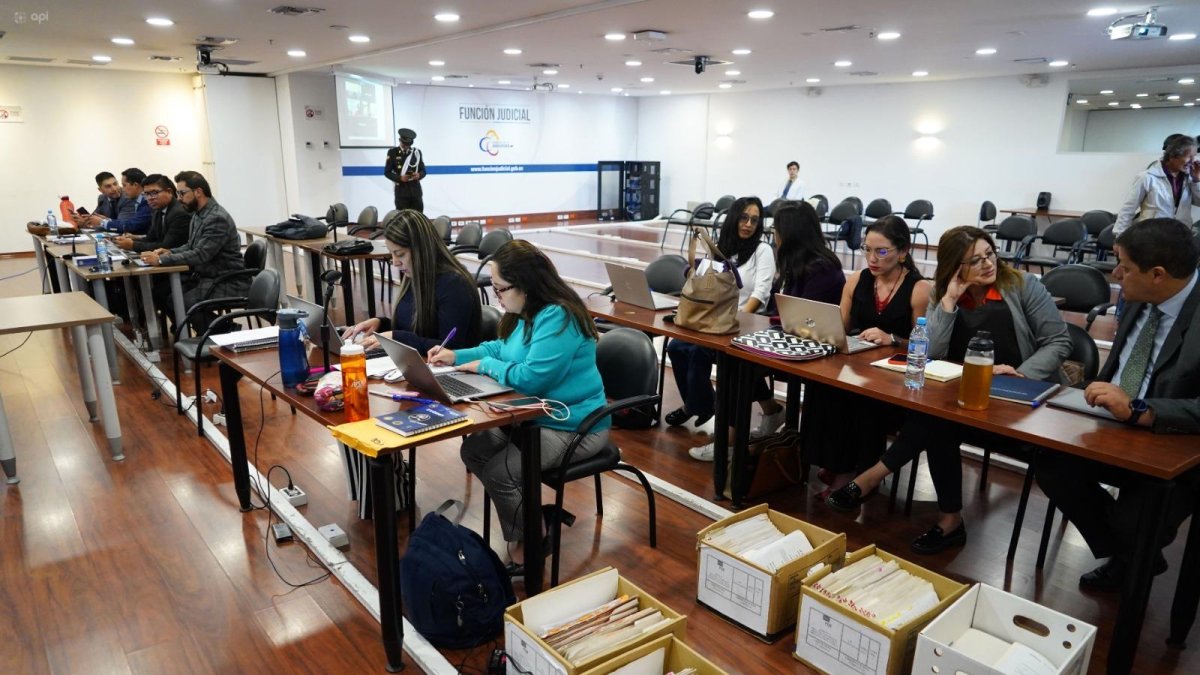 Quito. Verónica Sarauz, viuda de Villavicencio, en el cuarto día de juicio.