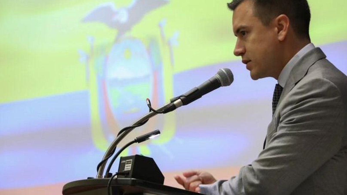 Noboa se reunirá con su homóloga, Dina Boluarte, para tratar temas de estrategias de cooperación en materia de seguridad, comercio, conectividad y combate a la minería ilegal.