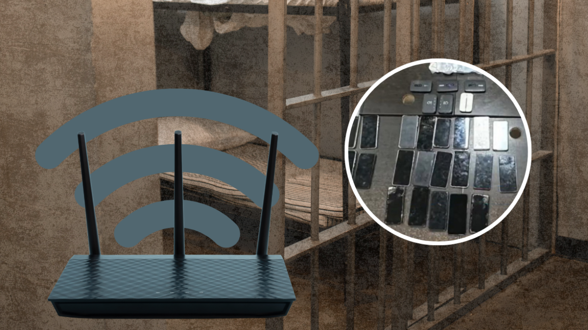 La Policía detalló que halló celulares y droga.