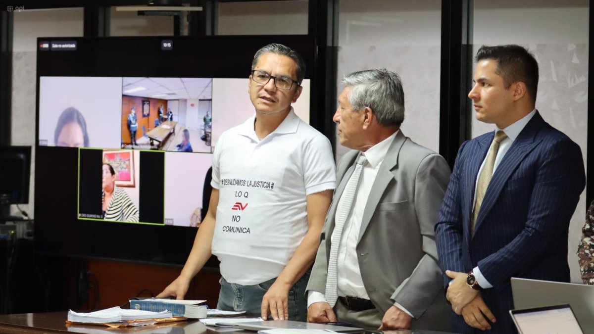 Corte. Terán asistió presencialmente a su audiencia de habeas corpus, junto con su padre Gabriel Terán y su abogado Jorge Haz.