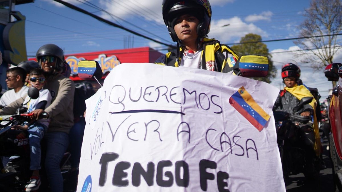 La marcha salió desde La Kennedy y avanzó hasta el parque La Carolina.