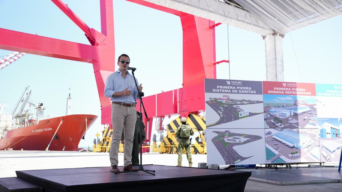 El presidente Daniel Noboa cumple agenda en la provincia El Oro, para la entrega de otras relacionadas al sector productivo.