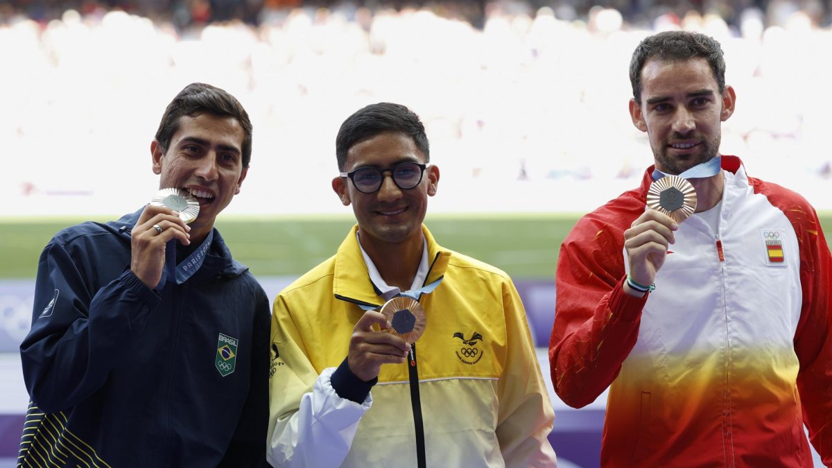 Daniel Pintado fue el ecuatoriano con mejor desempeño en París 2024 tras colgarse oro en los 20 km marcha y luego plata junto a Glenda Morejón, en relevos mixtos.