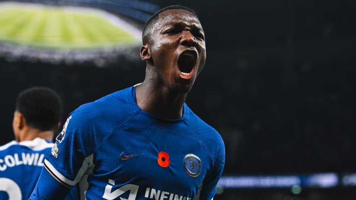 El ecuatoriano Moisés Caicedo anotó un gol desde que llegó a Chelsea