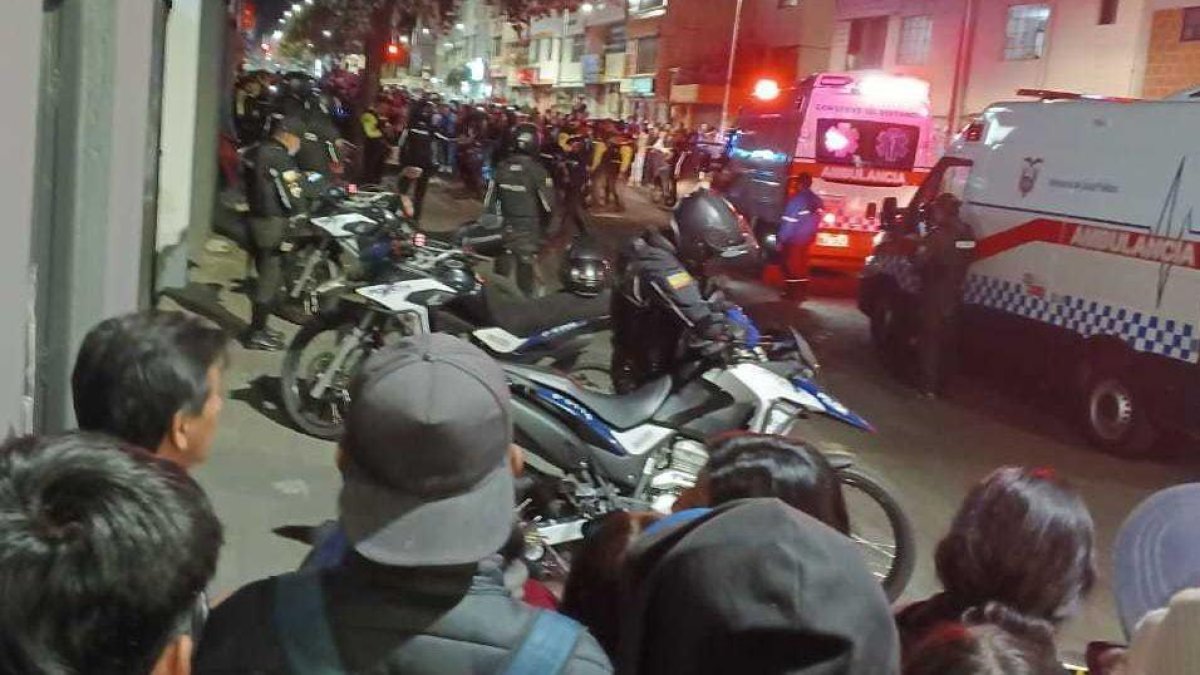 Quito. En Solanda, un populoso sector de la capital, hubo una balacera que dejó tres personas muertas.