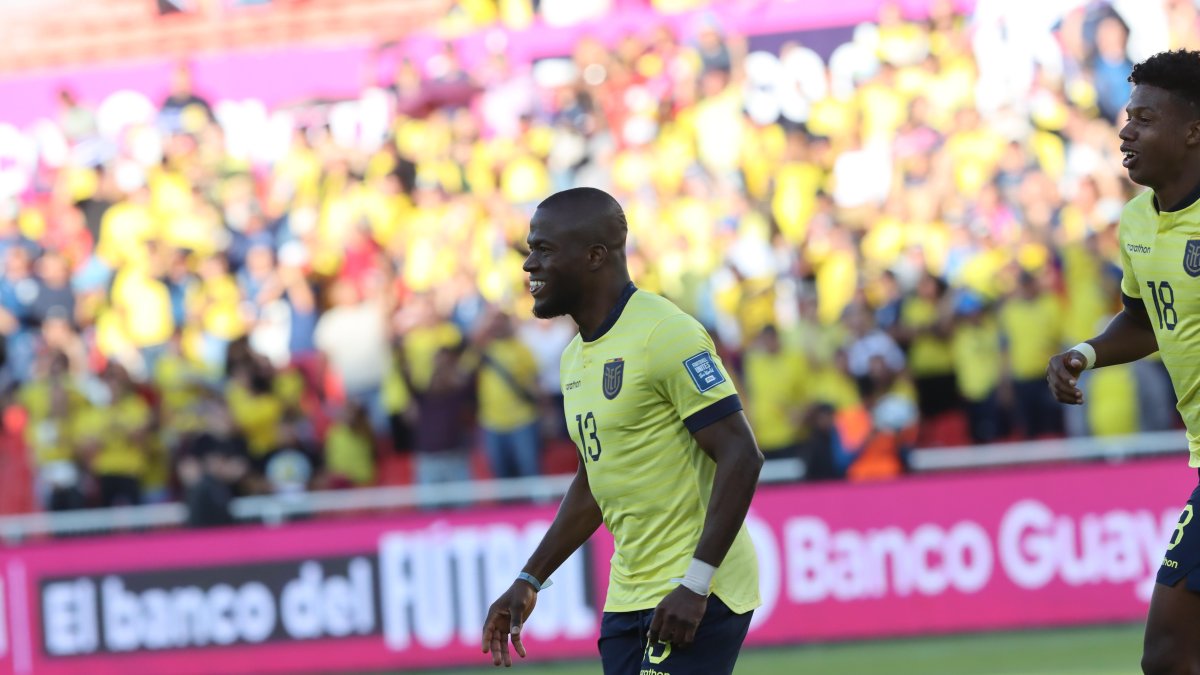 Enner Valencia y su gol ante Perú, lleva 42 con la Tricolor.