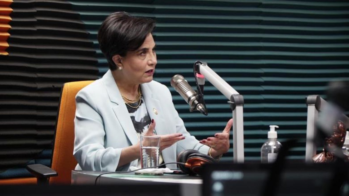 La canciller pide a los asambleístas que 