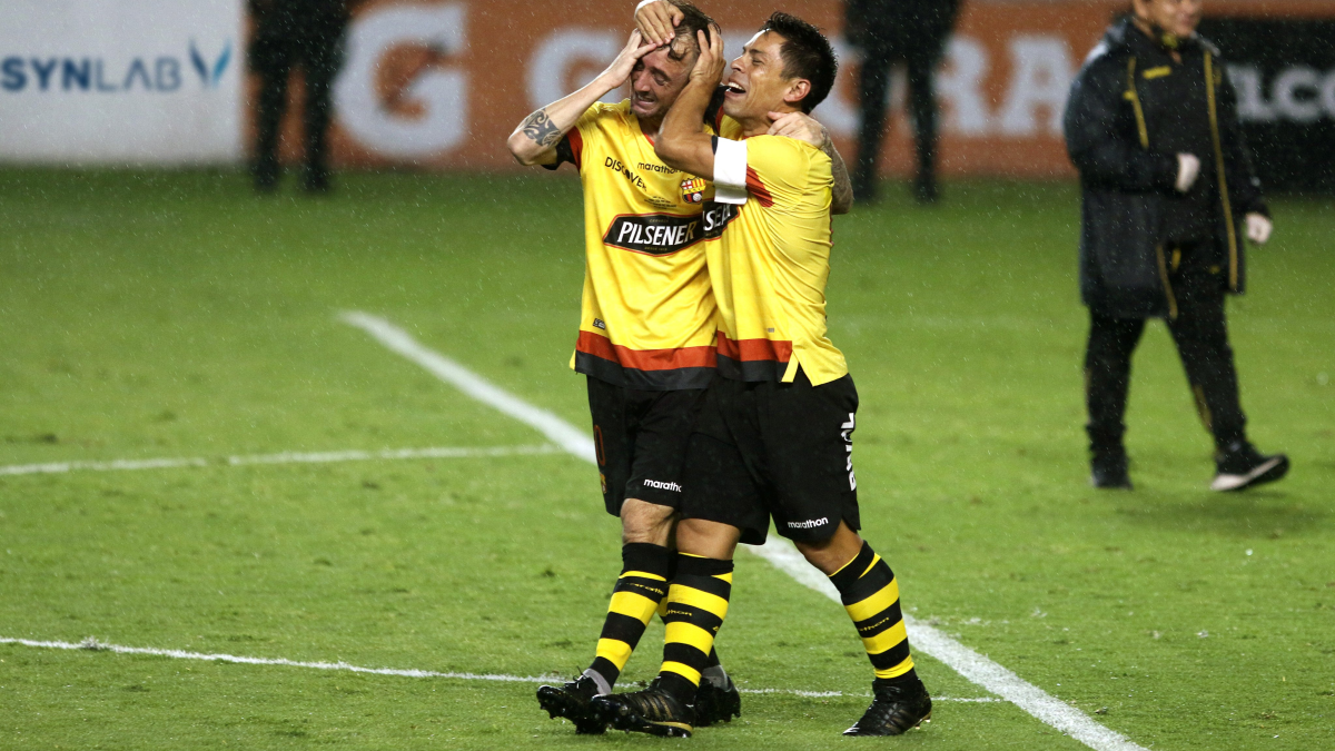 Damián Díaz y Matías Oyola (d) jugando junto en Barcelona