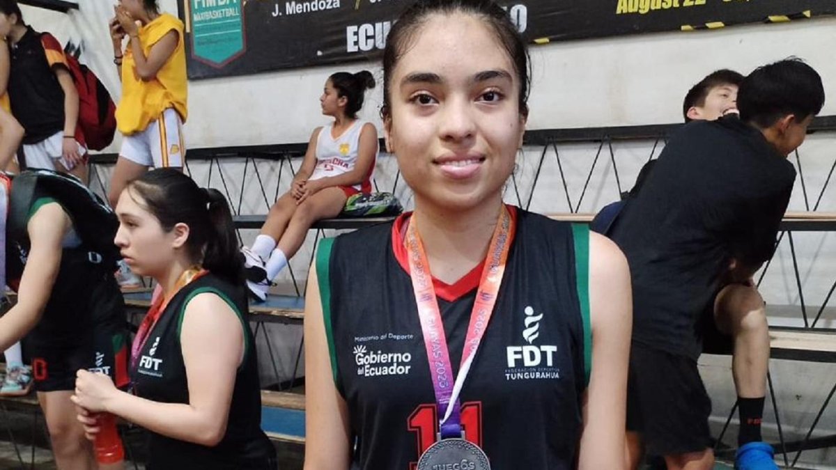 Daira tiene 16 años y viajará para ser parte del equipo Pink basket Terni de Italia