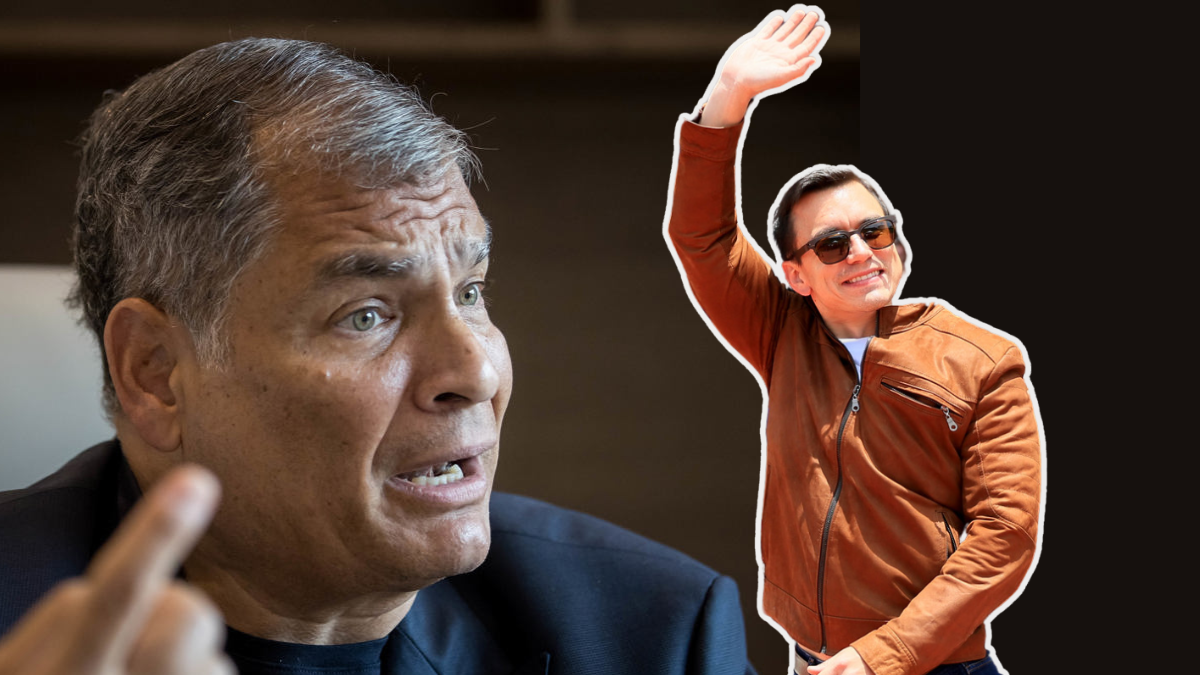 Rafael Correa dio una entrevista a la agencia EFE en la que arremete contra Noboa.