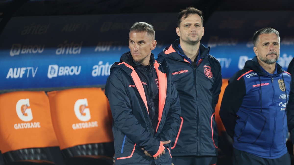 El entrenador de Ecuador Sebastián Beccacece no se guardó nada.
