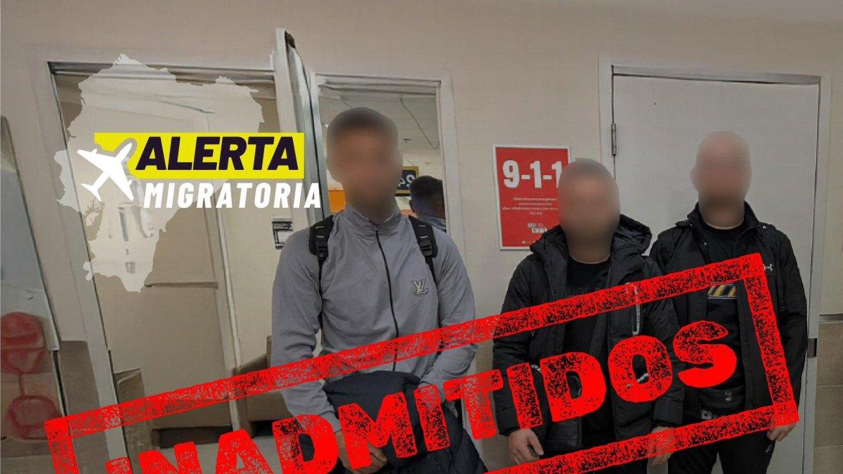 Proceso. En Ecuador se ha inadminitido a ciudadanos extranjeros que trataron de ingresar de forma legal por los aeropuertos.