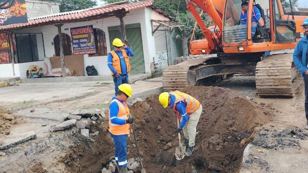 En la zona se realizó una excavación de cinco metros de profundidad.