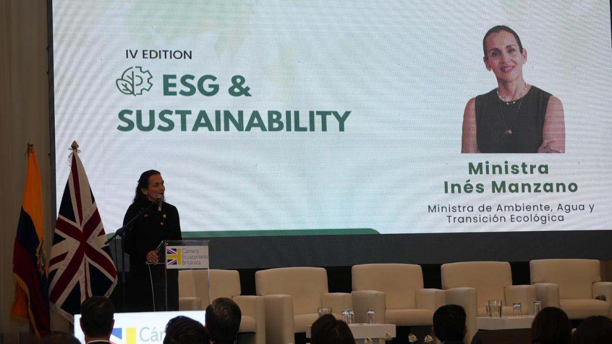 Inés Manzano participó en la inauguración de la Cuarta Edición del ESG & Sustainability Forum.