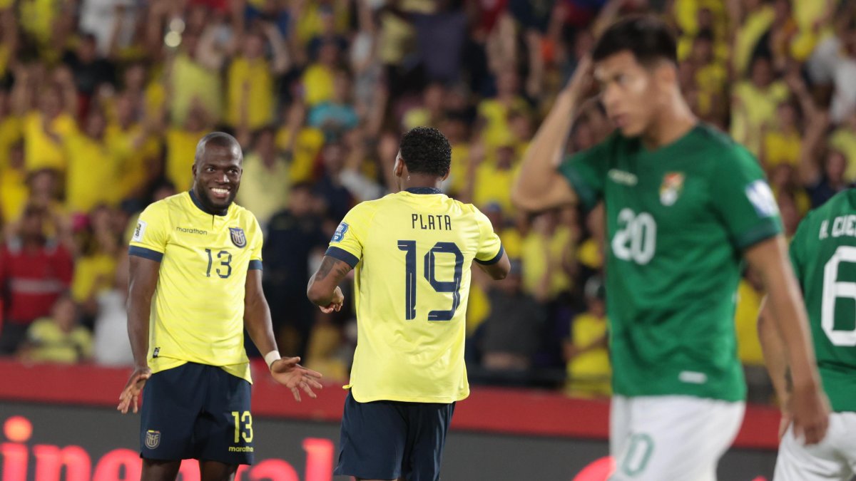 Ecuador goleó 4-0 a Bolivia por la fecha 11 de las eliminatorias.