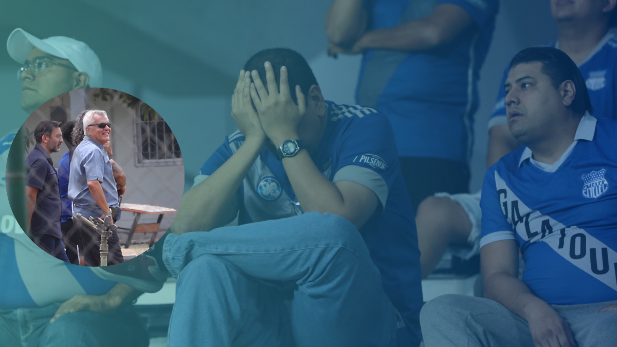 Avilés (i) no se ha pronunciado a los medios de comunicación ni ante los socios desde que asumió la presidencia de Emelec a finales de octubre de 2024.