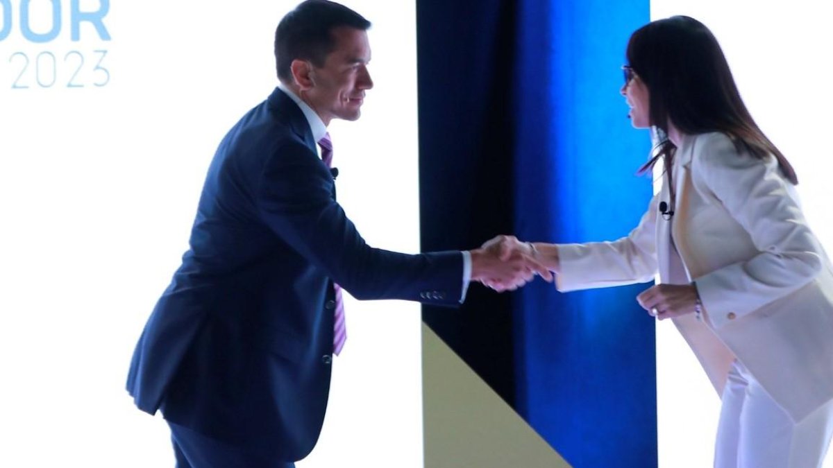 Daniel Noboa y Luisa González son dos de los 16 candidatos que se pelearán la Presidencia de Ecuador en las elecciones de 2025.