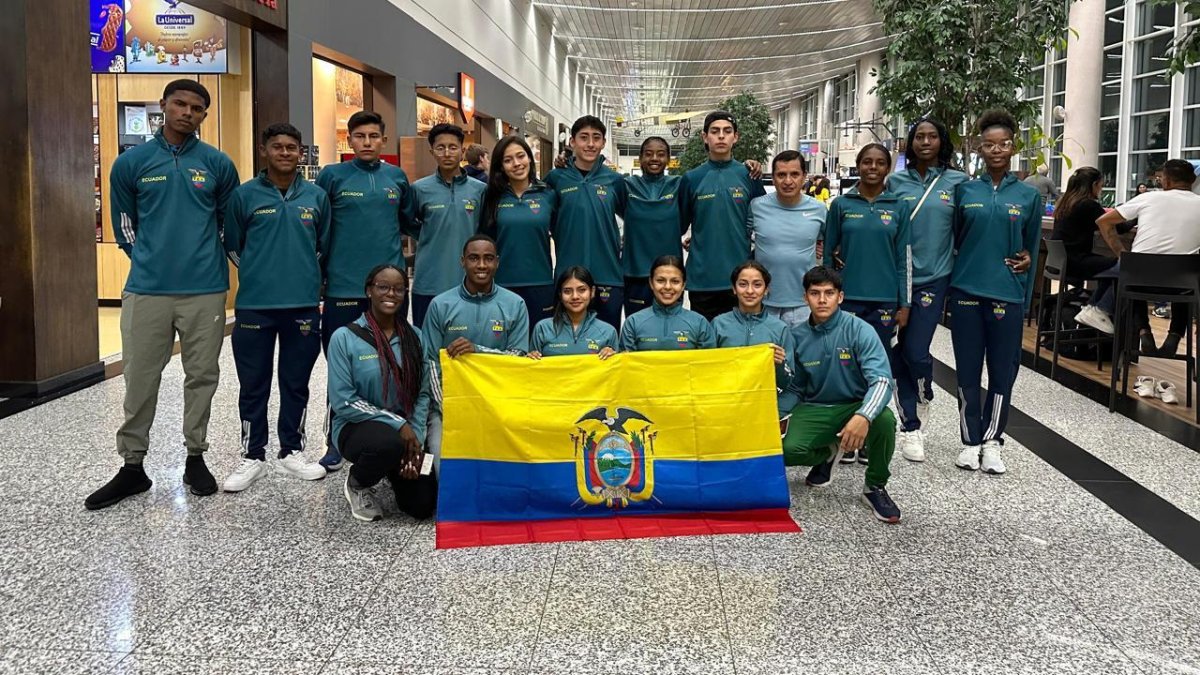 La delegación de Ecuador que está en Argentina.