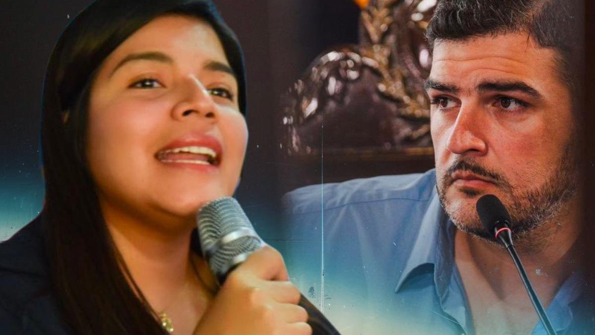 Figuras. La concejala Ana Chóez y el alcalde Aquiles Álvarez.