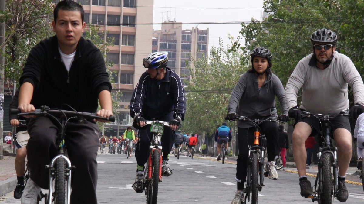 El recorrido del paseo dominical es de 28.7 kilómetros y va desde el Parque de los Recuerdos hasta Quitumbe.